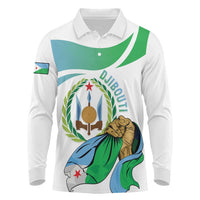 Personalized Djibouti Independence Day Long Sleeve Polo Shirt Midnimo Sinnaan Nabad