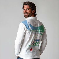 Personalized Djibouti Independence Day Long Sleeve Polo Shirt Midnimo Sinnaan Nabad