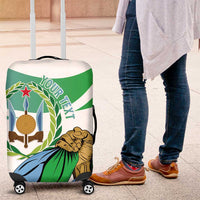 Personalized Djibouti Independence Day Luggage Cover Midnimo Sinnaan Nabad