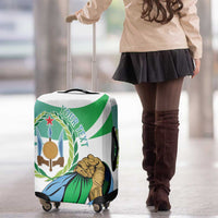 Personalized Djibouti Independence Day Luggage Cover Midnimo Sinnaan Nabad