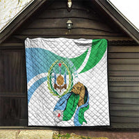Personalized Djibouti Independence Day Quilt Midnimo Sinnaan Nabad