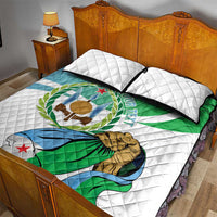 Personalized Djibouti Independence Day Quilt Bed Set Midnimo Sinnaan Nabad