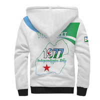 Personalized Djibouti Independence Day Sherpa Hoodie Midnimo Sinnaan Nabad