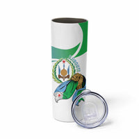 Personalized Djibouti Independence Day Skinny Tumbler Midnimo Sinnaan Nabad