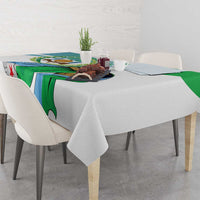 Personalized Djibouti Independence Day Tablecloth Midnimo Sinnaan Nabad