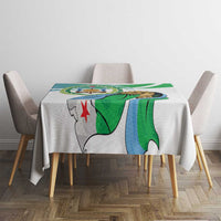 Personalized Djibouti Independence Day Tablecloth Midnimo Sinnaan Nabad