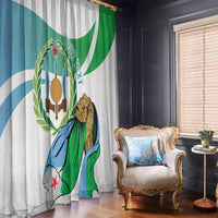 Personalized Djibouti Independence Day Window Curtain Midnimo Sinnaan Nabad