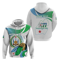 Personalized Djibouti Independence Day Zip Hoodie Midnimo Sinnaan Nabad