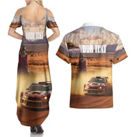 Personalized Kenya Rally Couples Matching Summer Maxi Dress and Hawaiian Shirt Road To Champions