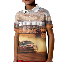 Personalized Kenya Rally Kid Polo Shirt Road To Champions