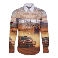 Personalized Kenya Rally Long Sleeve Button Shirt Road To Champions