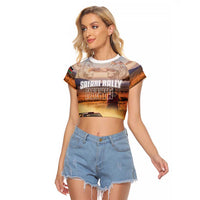 Personalized Kenya Rally Raglan Cropped T Shirt Road To Champions