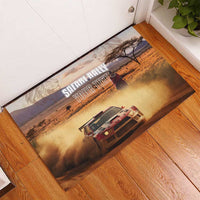 Personalized Kenya Rally Rubber Doormat Road To Champions
