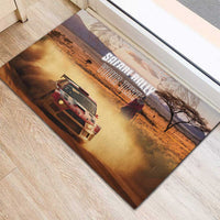 Personalized Kenya Rally Rubber Doormat Road To Champions