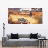 Personalized Kenya Rally Tapestry Road To Champions