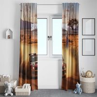 Personalized Kenya Rally Window Curtain Road To Champions