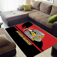 Personalized South Sudan Area Rug Coat Of Arms - Sporty Style