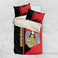 Personalized South Sudan Bedding Set Coat Of Arms - Sporty Style