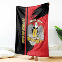 Personalized South Sudan Blanket Coat Of Arms - Sporty Style