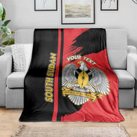 Personalized South Sudan Blanket Coat Of Arms - Sporty Style
