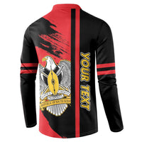 Personalized South Sudan Button Sweatshirt Coat Of Arms - Sporty Style