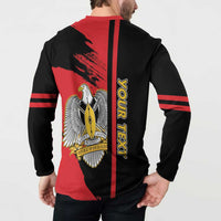 Personalized South Sudan Button Sweatshirt Coat Of Arms - Sporty Style