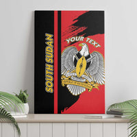 Personalized South Sudan Canvas Wall Art Coat Of Arms - Sporty Style