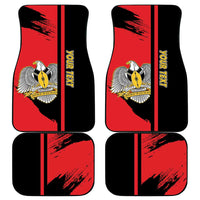 Personalized South Sudan Car Mats Coat Of Arms - Sporty Style