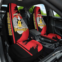 Personalized South Sudan Car Seat Cover Coat Of Arms - Sporty Style