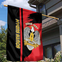 Personalized South Sudan Garden Flag Coat Of Arms - Sporty Style