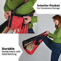 Personalized South Sudan Grocery Bag Coat Of Arms - Sporty Style