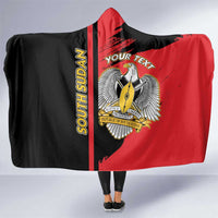Personalized South Sudan Hooded Blanket Coat Of Arms - Sporty Style