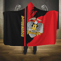 Personalized South Sudan Hooded Blanket Coat Of Arms - Sporty Style