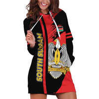 Personalized South Sudan Hoodie Dress Coat Of Arms - Sporty Style