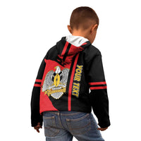 Personalized South Sudan Kid Hoodie Coat Of Arms - Sporty Style