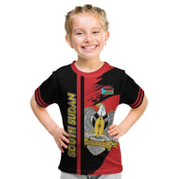 Personalized South Sudan Kid T Shirt Coat Of Arms - Sporty Style