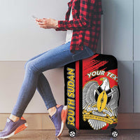 Personalized South Sudan Luggage Cover Coat Of Arms - Sporty Style