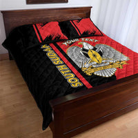 Personalized South Sudan Quilt Bed Set Coat Of Arms - Sporty Style