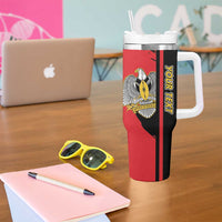 Personalized South Sudan Tumbler With Handle Coat Of Arms - Sporty Style