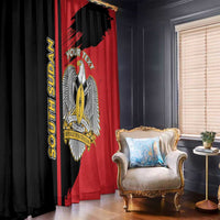 Personalized South Sudan Window Curtain Coat Of Arms - Sporty Style