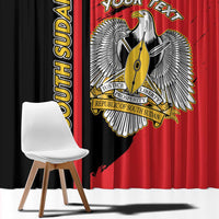 Personalized South Sudan Window Curtain Coat Of Arms - Sporty Style
