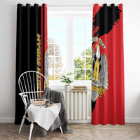 Personalized South Sudan Window Curtain Coat Of Arms - Sporty Style
