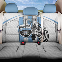 Custom Botswana Football Back Car Seat Cover Come On Zebras