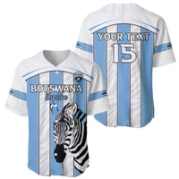Custom Botswana Football Baseball Jersey Come On Zebras
