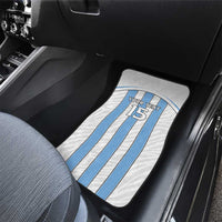 Custom Botswana Football Car Mats Come On Zebras