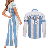 Custom Botswana Football Couples Matching Short Sleeve Bodycon Dress and Long Sleeve Button Shirt Come On Zebras
