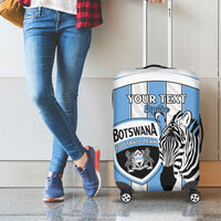 Custom Botswana Football Luggage Cover Come On Zebras