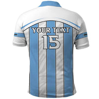 Custom Botswana Football Polo Shirt Come On Zebras