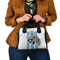Custom Botswana Football Shoulder Handbag Come On Zebras