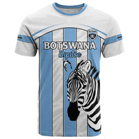 Custom Botswana Football T Shirt Come On Zebras